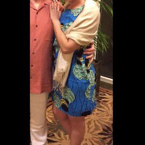 Colorful silk Safavieh dress (size 4)